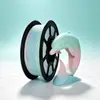 Filamento para impresión 3D Sanci PLA degradado arcoíris mate diámetro 1.75mm 1KG adecuado para Tuozhu, AMS, Creality