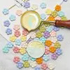 Cuentas de Cera con Forma de Flor al por Mayor en Bolsas Divididas, Cuentas de Cera para Sellos, 150 Piezas, Cuentas de Cera Ecológicas para Diarios y Sobres