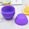 Forma de Silicone para Bolo em Estoque, Forminhas Pequenas para Muffin 7cm, Forminhas para Bolo Resistentes a Altas Temperaturas, Forminhas para Muffin, Formas para Pudim