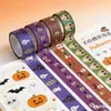 Aliexpress Atacado Desenho Animado Halloween Decoração DIY Papelaria Colorido Diário Fita Washi Edição Limitada Diário