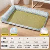 Tapete para cama de cachorro para todas as estações, removível e lavável, cama de cachorro refrescante de verão, almofada para cachorro, tapete de dormir para cama de gato, ninho refrescante para animais de estimação