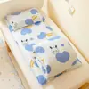 Funda Nórdica Infantil Pieza Única 100% Algodón Puro Guardería Niñas Siesta 120x150x200 Juego de Funda Nórdica para Bebé