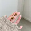 Pendientes vintage de ojo de tigre en forma de lágrima para mujer, pendientes de aro dorados de alta gama y lujosos, estilo Melard de otoño e invierno, pendientes atmosféricos