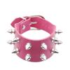 Nova Joia Transfronteiriça Pulseira de Couro Simples Estilo Punk 2 Fileiras Rebites Personalizada Moderna Rock Pulseira Masculina Pulseira