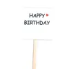 Tarjeta de inserción para decoración de pastel de cumpleaños San Valentín Cuadrado decoración de pastel de confesión Día del Padre enchufe