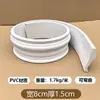 Tira de Borde Suave de PVC Autoadhesivo Pu Estilo Francés para Decoración de Puertas con Arco Curvo Borde de Pared de Fondo Estilo Europeo Línea de Yeso