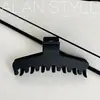 Textura Escarchada Silicona Clásico Simple Pinza de Tiburón Pinza para Volumen de Cabello Grande Pinza para el Cabello Pinza para el Cabello Parte Posterior de la Cabeza