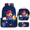 Mochila escolar de Super Mario, mochila de dibujos animados de Anime, bolso de Super Mario