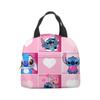 Bolsa de almuerzo con diseño de estrella de Stitch, lonchera de dibujos animados de Stitch para bebé, bolsa de picnic de papel de aluminio, lonchera portátil, bolsa de hielo