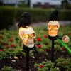 Luz de Jardim Solar à Prova d'Água de Resina com Coruja para Paisagem de Natal e Feriados - Luz de Chão para Exterior Transfronteiriça