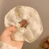 Nuevo Anillo para el Cabello de Encaje Retro Estilo Francés Coreano Bordado Celebridad de Internet Cuerda Hueca para el Cabello Cuerda Avanzada para el Cabello Accesorios para el Cabello Tocado