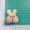 26 nuevos animales de dibujos animados hechos a mano de tela rellenos lindo conejito pequeño colgante para bolsa DIY accesorios para ropa de niños