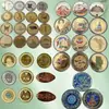 Monedas Conmemorativas Pintadas Metálicas, Insignias Conmemorativas Personalizadas de Aniversario Corporativo, Lugares Turísticos de la Ciudad, Museos, Insignias Conmemorativas Culturales y Creativas