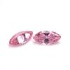 Fábrica de Wuzhou al por mayor anillo de piedra desnuda de circón rosa ojo de caballo olivino CZ artificial gema de color piedra desnuda