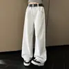 Jeans Blancos para Niña 2026 Otoño Nuevo Estilo Niños Medianos y Grandes Pantalones Elegantes Versátiles de Pierna Recta para Estudiantes de Primaria