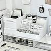 Caja de Almacenamiento de Cosméticos Tipo Cajón Escritorio de Dormitorio Productos para el Cuidado de la Piel Tocador de Escritorio Estante para Almacenamiento de Mascarillas Faciales Lápiz Labial Papelería
