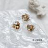 Adornos de Diamante para Uñas Broca K9 Lote Cristal Brillante Color Champaña Corazón Torcido Gota de Agua Placa Brillante Adornos de Diamante para Uñas