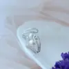 Nafuge Joyería de Plata al por Mayor Pendientes de Plata de Ley 925 de Moda para Mujer con Perla Natural Elegante Joyería de Plata de Lujo Ligero