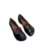 Zapatos Mary Jane versátiles de estilo francés para mujer, nuevo 2026 otoño, vintage, con botón, tacón grueso, correa de moda, zapatos de tacón bajo de una sola pieza
