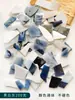 Mosaico de Recortes de Lámina de Mica Vidrio de Colores Translúcido Transparente Fragmentos Irregulares Hecho a Mano
