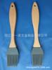 Pincel de Silicone, Pincel para Creme, Pincel para Temperos de Manteiga, Pincel de Silicone com Cabo de Madeira de Faia, Pincel de Cozinha para Assar, Pincel para Churrasco