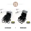 Elásticos de cabelo pretos elásticos para crianças, elásticos de cabelo para bebês, cordas de cabelo que não danificam, elásticos de polegar de alta elasticidade, acessórios de cabelo