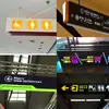 Caixas de Luz Suspensas, Placas Iluminadas para Garagem Subterrânea, Placas Guia Suspensas para Shopping Centers, Painéis Publicitários de Caixa de Luz Dupla Face