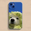 Funda para Teléfono Móvil iPhone 14 Perro Col Repollo Apple 16 Divertida 15 Promax Todo Incluido 13 Linda 11 Simple y Aplicable