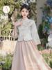 Vestido de Dama de Honor Chino 2025 Verano Nuevo Estilo Chino Las Hermanas Suelen Usar Vestido Lujo Ligero Nicho Vestido de Alta Gama