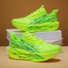 Zapatillas de running ultraligeras y reactivas para hombres y mujeres, con malla transpirable, suelas resistentes al desgaste y propiedades antideslizantes, adecuadas para pruebas de aptitud física de secundaria, entrenamiento y trotar