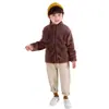2026 Sudadera con cremallera para niños Chaqueta de punto Forro polar Gruesa Cálida Superior Abrigo para niños Venta al por mayor