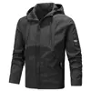 Comércio exterior Jaqueta masculina com capuz jaqueta primavera e outono jaqueta casual juvenil casaco masculino novo distribuição direta da fábrica