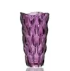 Jarrón de Cristal de Bohemia Vidrio de Gama Alta Arreglo Floral Rosa Hidropónica Lirio Flor Decoración para Sala de Estar y Dormitorio