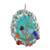 Cuentas redondas de cristal de colores pieza de ágata colgante de árbol de la vida en espiral de oro rosa joyería transfronteriza Amazon ebay al por mayor