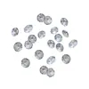 Rhinestones Redondos Transparentes de Fondo Plano 5A Circonita Arte de Uñas Rhinestones Blancos Deslumbrantes Rhinestones Sueltos Decoración de Uñas Rhinestones para Rellenar y Decorar Uñas