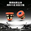 Válvula angular de latón de 1/2 pulgada para grifo, empaque de parada automática de agua, no necesita cinta de teflón, empaque a prueba de explosiones y fugas, accesorios para tuberías