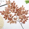 Folhas Artificiais para Decorações de Casamento, Plantas Verdes, Arranjos Florais, Folhas de Clematis, Folhas de Bluebird, Decoração de Casa, Decoração Externa, Atacado do Fabricante