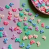 Laço orelhas de coelho adereços de cabeça boneca Barbie confusa material sereia acessórios de resina