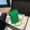 Moda Nova Mini Bolsa de Celular Feita à Mão Saco Tecido Simples Moda All-match Retro Pequeno Ombro Crossbody Bag para Mulheres