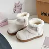 Zapatos de algodón estilo Mary Jane para mujer, colección invierno 2026, estilo slip-on con cierre de velcro, forrados de felpa para abrigo, botas de nieve, estilo Birkenstock, B3035M