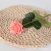 Flor Simulada Rosa Húmeda Esquina Hidratante Rosa Tacto Rosa Flor de Seda Artificial Decoración del Hogar Accesorios de Boda Fabricante Venta al por Mayor
