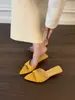 Primer Encuentro Jifa Chanclas de Nicho Francés Sandalias de Punta Abierta Zapatos de Tacón Alto Estilo Primavera/Verano Sandalias Retro de Punta Roja
