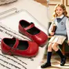 Zapatos para caminar de bebé niña, para bebés y niños pequeños de suela blanda, antideslizantes, zapatos pequeños de cuero, para niñas de 1 a 3 años, estilo nuevo de primavera, zapatos transpirables