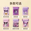 Bolsa de Celular Popular Estampada da Kuromi para Mulheres, Porta-Moedas Fofo de Zíper com Desenho Animado, Bolsa Portátil de Armazenamento para Estudantes, Bolsa Transversal