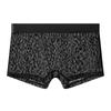 Nova Roupa Íntima Feminina Huajielong de Seda Gelo Cor Sólida Malha Cintura Média Tamanho Grande Feminino Respirável Boxer Feminino Pode Ser Enviado em Nome de Outros