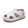 Sandalias de verano para bebés de 0 a 3 años, zapatos para niños pequeños, suela suave, transpirables, con velcro, para playa