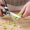 Tijeras de cocina multifuncionales, corte especial para el hogar, para matar pescado, verduras, carne asada, pollo, hueso de pato, tijeras resistentes de acero inoxidable, almacenamiento