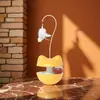 Nuevo Vaso de Gato Manzana con Palo Juguete Autoentretenimiento con Cascabel y Hierba Gatuna, Juguete para Mascotas Desmontable y Lavable