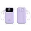 Carregador Portátil (Power Bank) Certificado 3C com Grande Capacidade, Cabo Embutido, 22.5W Portátil Bateria de 20000mAh
