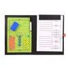 Pizarra táctica de fútbol de 5 jugadores, libro de comandos para entrenadores, se puede borrar con un bolígrafo magnético para enviar Pizarra para borrar, mesa de arena, pizarra para entrenadores